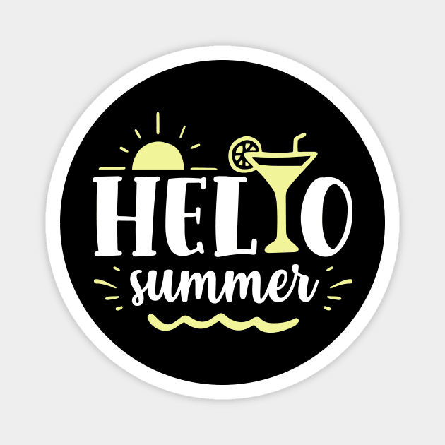 Hello Summer Magnet by The WYLD Tribe